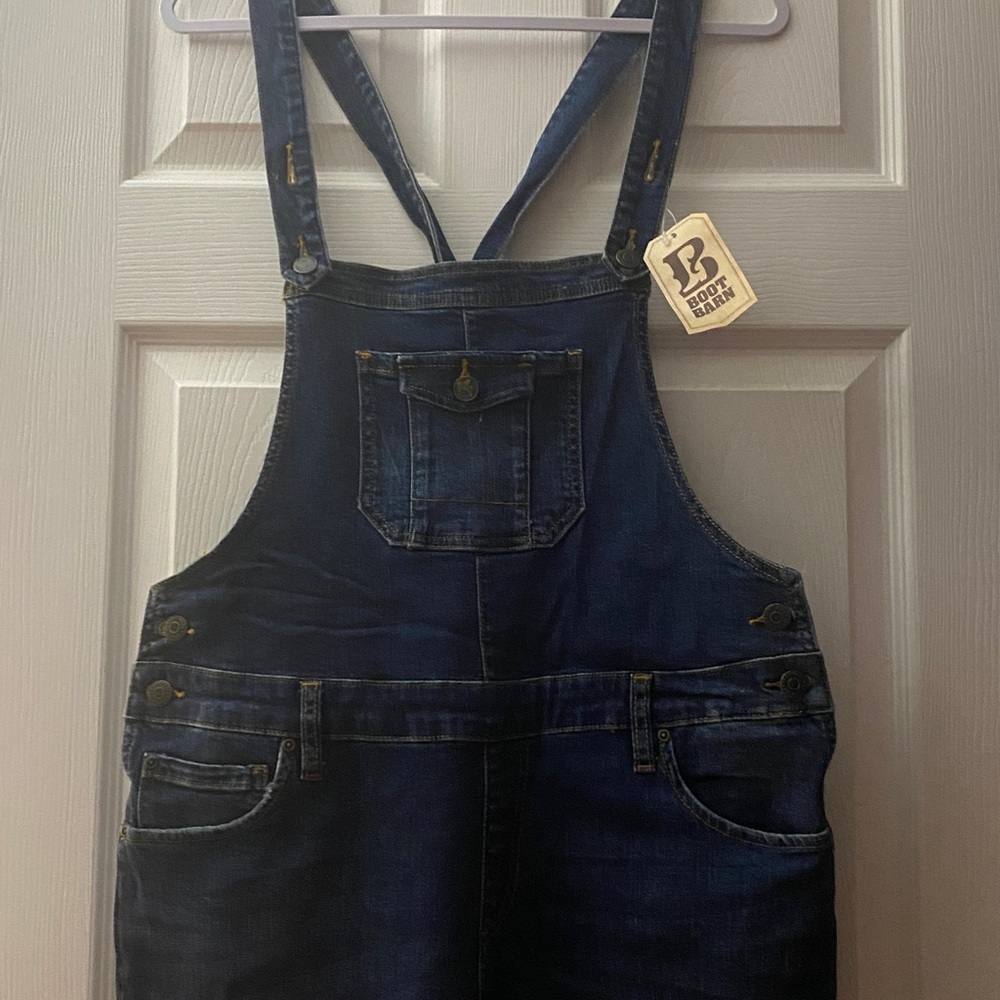 Idyllwind Denim Overalls. New. Straight leg. Size 16